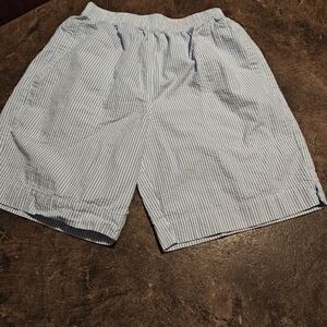 Striped Blue Kids Shorts